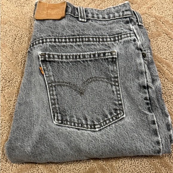 Vintage Levi’s 631 Orange Tab Jeans 32x28 - Picture 2 of 11